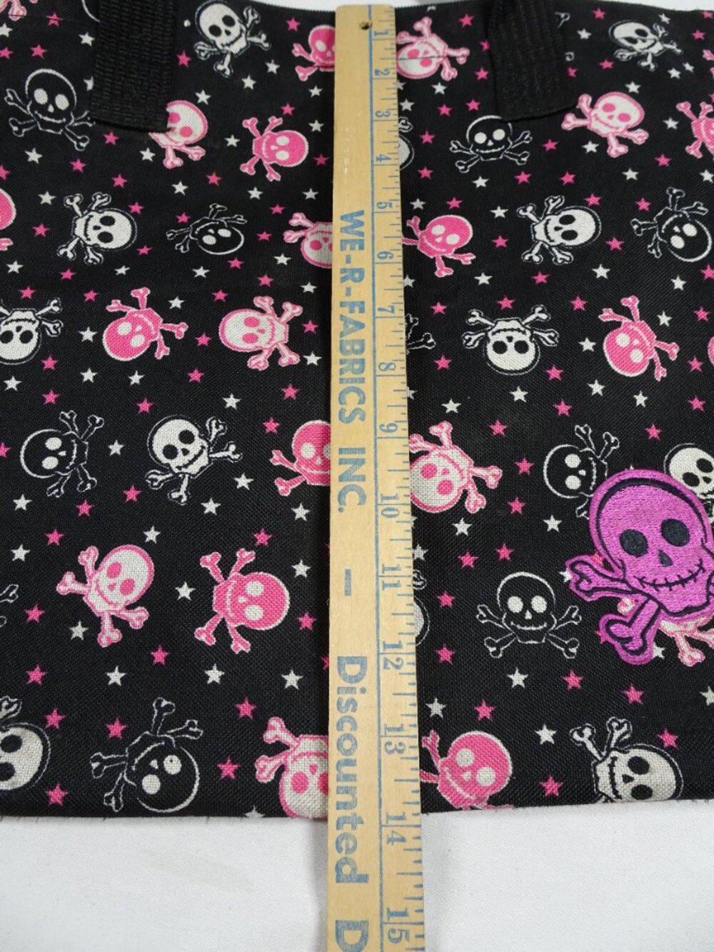 Skulls and Crossbones Stars Tote Bag - Picture 8 of 8